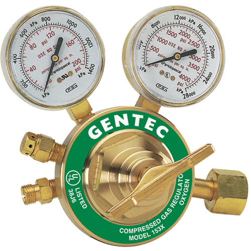 D&eacute;tendeurs &agrave; simple d&eacute;tente - S&eacute;rie 153, Oxyg&egrave;ne, Entr&eacute;e CGA540 OSI Industrial Sales
