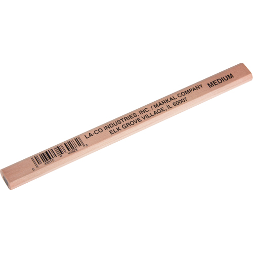 Crayon de menuisier noir &agrave; mine de duret&eacute; moyenne OSI Industrial Sales
