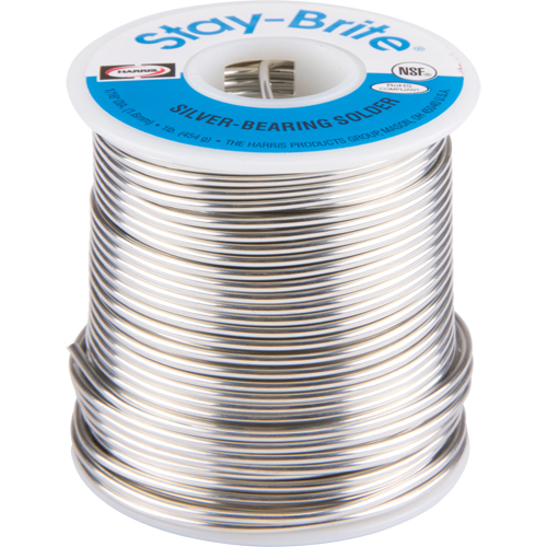 Stay-Brite&reg; Solders, Lead-Free, 96% Tin 4% Silver, Solid Core, 0.0625" Dia. OSI Industrial Sales