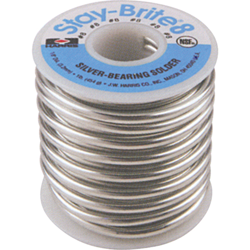 Stay-Brite&reg; Solders, Lead-Free, 96% Tin 4% Silver, Solid Core, 0.125" Dia. OSI Industrial Sales