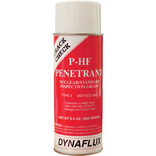 NDT Spray - Visible Dye Penetrant System, Aerosol Can OSI Industrial Sales