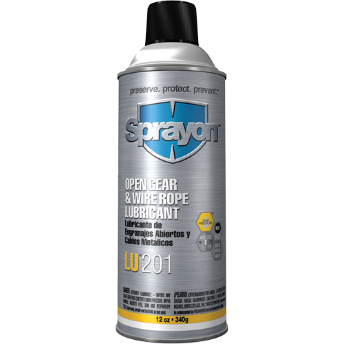 LU201 Open Gear & Wire Rope Lubricant, Aerosol Can OSI Industrial Sales