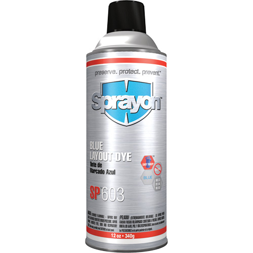 Fluide de marquage bleu SP603, Bleu, Canette OSI Industrial Sales