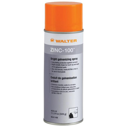 Vaporisateur galvanisant brillant ZINC-100, Canette a&eacute;rosol OSI Industrial Sales