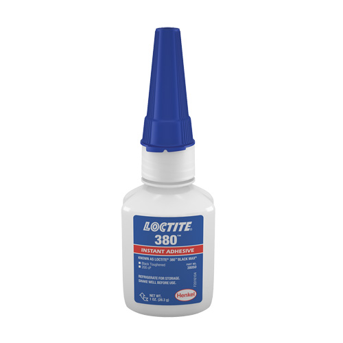 Adh&eacute;sif renforc&eacute; Black Max 380, Noir, Bouteille, 1 oz OSI Industrial Sales