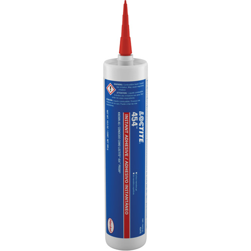 Gel 454 pour toute surface, Transparent, Cartouche, 10,58 oz OSI Industrial Sales
