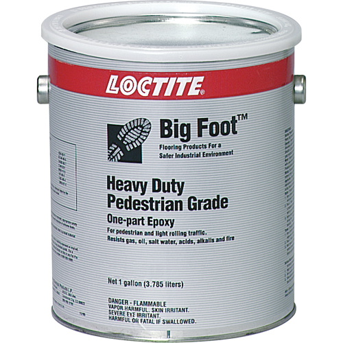 Big Foot Heavy-Duty Pedestrian Grade Anti-Slip Floor Coating, 1 gal., Epoxy-Based, Black OSI Industrial Sales