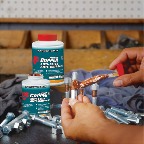 Copper Anti-Seize, 1 lbs., Bottle, 1800°F (982°C) Max Temp. OSI Industrial Sales