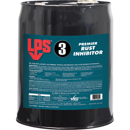 3&reg; Premier Rust Inhibitor, Pail OSI Industrial Sales
