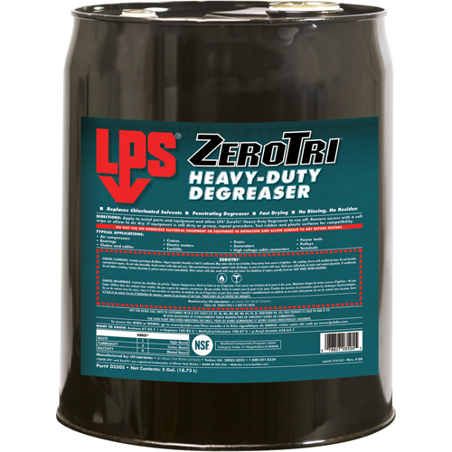 ZeroTri&reg; Heavy-Duty Degreaser, Pail OSI Industrial Sales