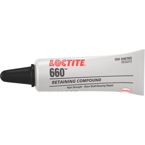 Compos&eacute; de retenue pour r&eacute;paration ajust&eacute; &agrave; la presse Quick Metal 660, 6 ml, Tube, Argent OSI Industrial Sales