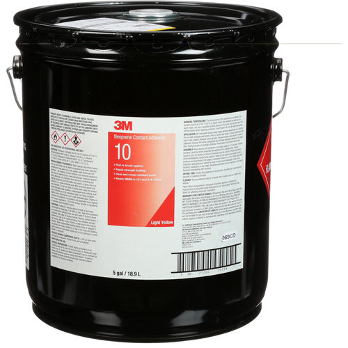 Ten Bond Contact Cement, Pail, 5 gal., Yellow OSI Industrial Sales