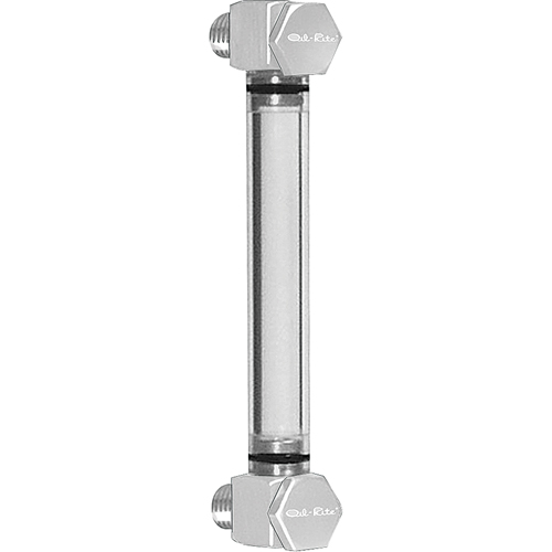 Round Nylon Liquid Level Gauge, Threaded, 7" L, 205°F (96.11° C) OSI Industrial Sales