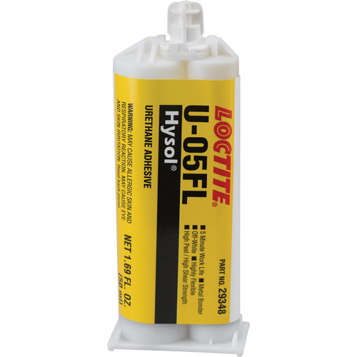 Adh&eacute;sif ur&eacute;thane Hysol U-05FL, Deux composants, Cartouche double, 90 g, Blanc cass&eacute; OSI Industrial Sales
