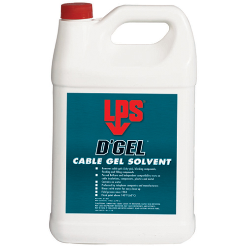 D'Gel&reg; Cable Gel Solvent, 1 gal., Jug OSI Industrial Sales
