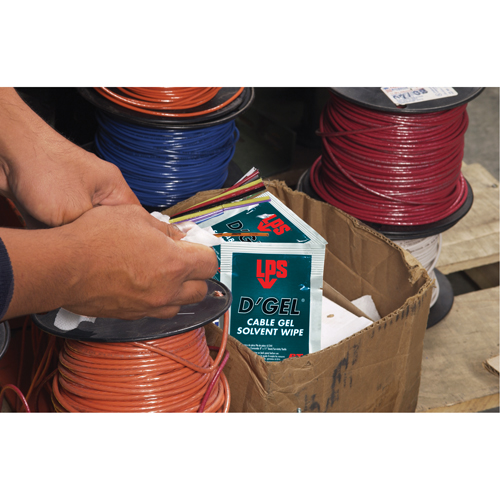 D'Gel&reg; Cable Gel Solvent, Packets OSI Industrial Sales