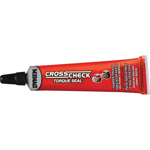 P&acirc;te indicatrice inviolable Cross-Check Torque Seal, 1 oz, Tube, Rouge OSI Industrial Sales