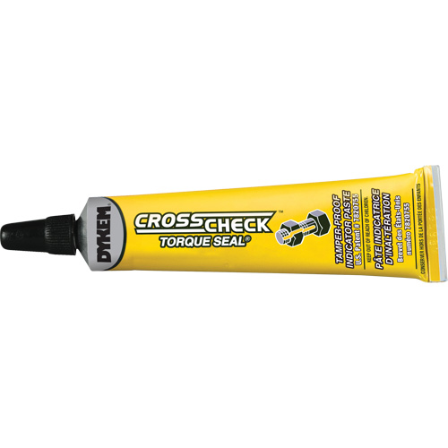 Cross Check Torque Seal&reg; Tamper-Proof Indicator Paste, 1 fl. oz., Tube, Yellow OSI Industrial Sales