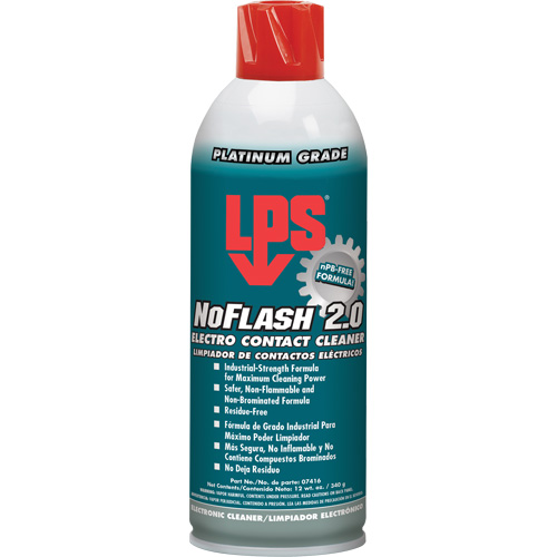 NoFlash&reg; 2.0 Electro Contact Cleaners, Aerosol Can OSI Industrial Sales