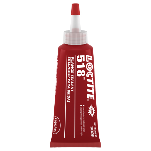 518 Flange Sealant, Tube, Red OSI Industrial Sales
