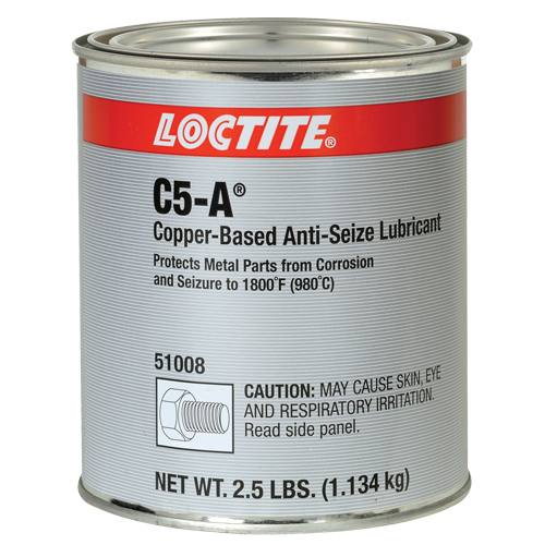Loctite&reg; 8008 C5-A Copper Anti-Seize Lubricant, 2.5 lbs., Can, 1800°F (982°C) Max Temp. OSI Industrial Sales