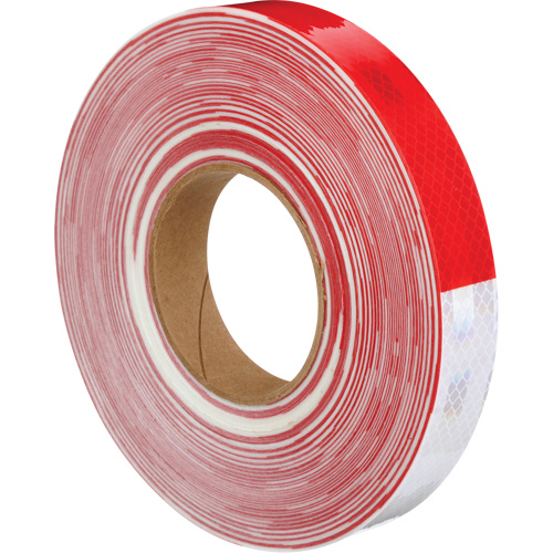 Ruban de masquage Diamond Grade de 3M, 1" la x 150' lo, Rouge & blanc OSI Industrial Sales
