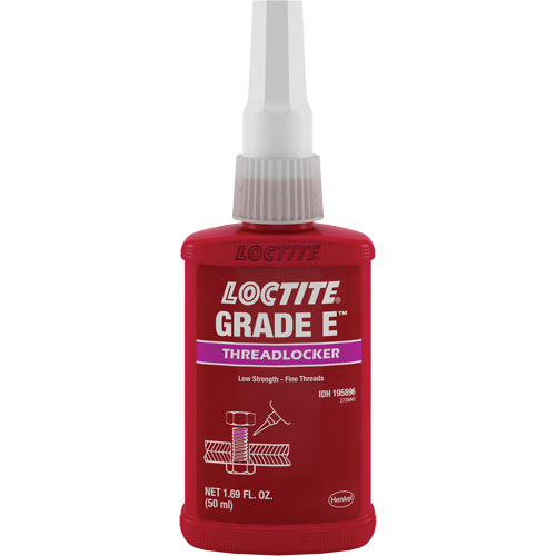 Threadlocker 080 Grade E, Purple, Low, 50 ml, Bottle OSI Industrial Sales