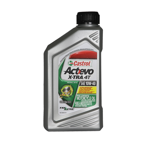 Huile pour moteur de moto 10W40 4T ACTEVO, 946 ml, Bouteille OSI Industrial Sales
