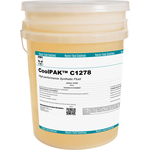Liquide pour le travail des m&eacute;taux synth&eacute;tique haute performance CoolPAK, Seau OSI Industrial Sales