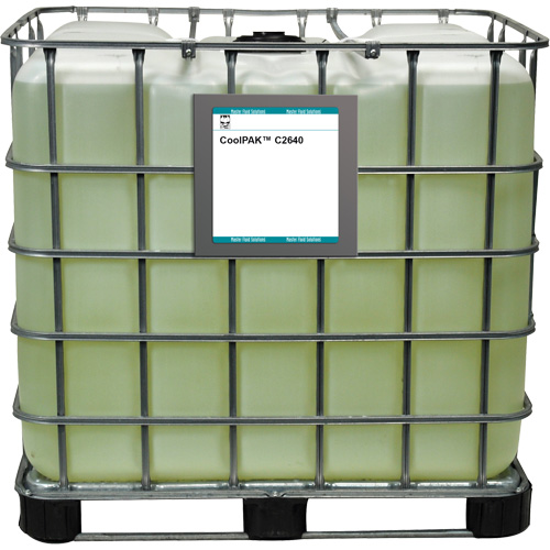 Liquide pour le travail des m&eacute;taux synth&eacute;tique peu mousseux CoolPAK, R&eacute;servoir GRV OSI Industrial Sales