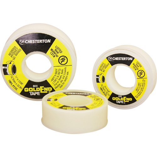 GoldEnd PTFE Sealing, Tape, 1/2" x 540", -240° C - 260° C/-400° F - 500° F OSI Industrial Sales