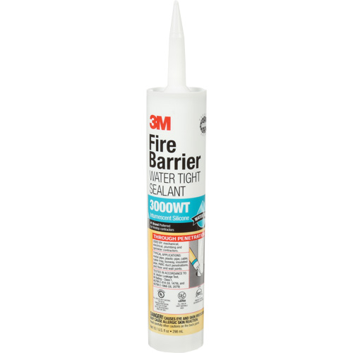 Fire Barrier Sealant 3000 WT, 10.1 oz., Cartridge, Grey OSI Industrial Sales