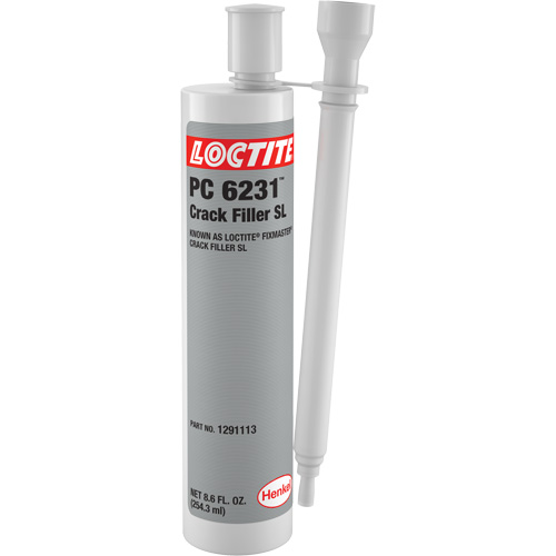 Bouche-fentes SL Loctite Fixmaster, 8,6 oz liq., Cartouche double, Gris OSI Industrial Sales