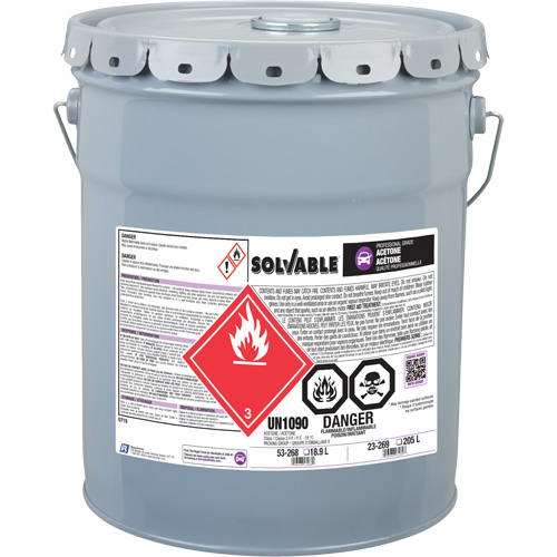 Ac&eacute;tone liquide, 18,9 L OSI Industrial Sales