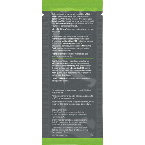 MicroPro Pack&reg; Microbial Cleaning Agent, 0.5 oz., Packet OSI Industrial Sales