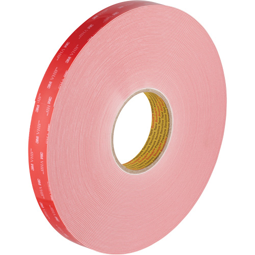 Ruban VHB, 32,9 m (108') lo x 1117,6 mm (44") la, 0,028 mm, Acrylique OSI Industrial Sales