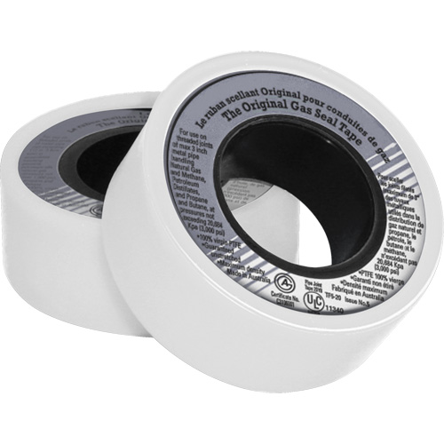 PTFE Thread Sealant Tape, 480" L x 3/4" W, White OSI Industrial Sales