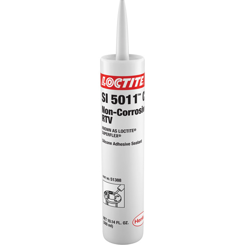 Superflex&reg; SI 5011CL Non-Corrosive RTV Silicone, Cartridge, Clear OSI Industrial Sales