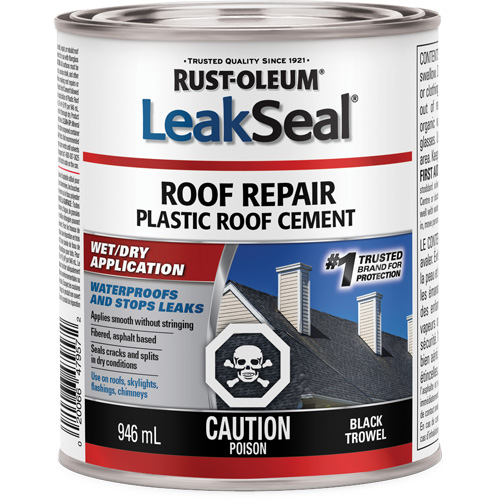 Produit de r&eacute;paration de toit sec/humide LeakSeal OSI Industrial Sales