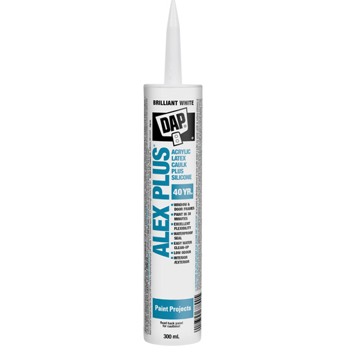 Alex Plus&reg; All Purpose Acrylic Latex Caulk Plus Silicone OSI Industrial Sales