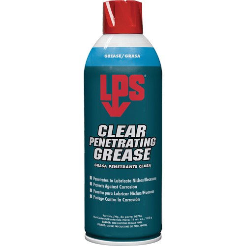 Clear Penetrating Grease, 11 oz., Aerosol Can OSI Industrial Sales