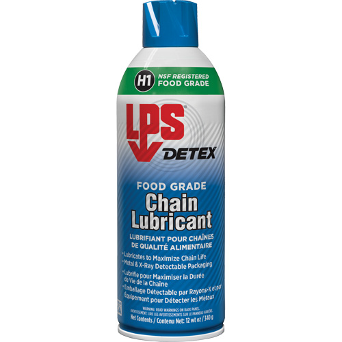 Detex&reg; Food Grade Chain Lubricant, 12 oz./340 g/430 ml, Aerosol Can OSI Industrial Sales