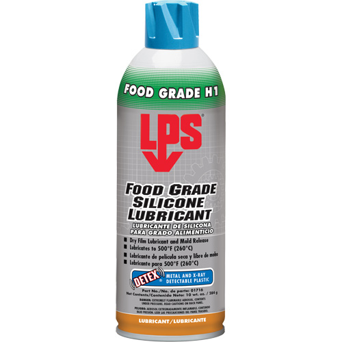 Detex&reg; Food Grade Silicone Lubricant, Aerosol Can OSI Industrial Sales