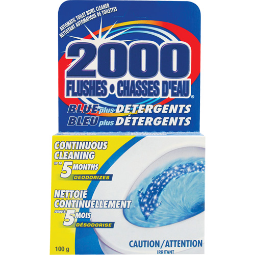 2000 Flushes&reg; Blue Plus Toilet Bowl Cleaning Detergent, 100 g, Tablet OSI Industrial Sales