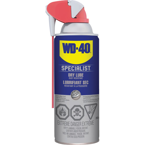 Vaporisateur lubrifiant solide r&eacute;sistant &agrave; la salet&eacute; et la poussi&egrave;re Specialist, Canette a&eacute;rosol OSI Industrial Sales