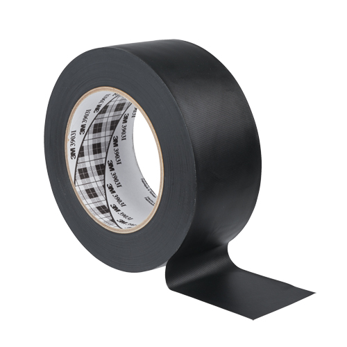 3903 Vinyl Duct Tape, 1245 mm (49") W x 46 m (151') L, 6.5 mils, Black OSI Industrial Sales