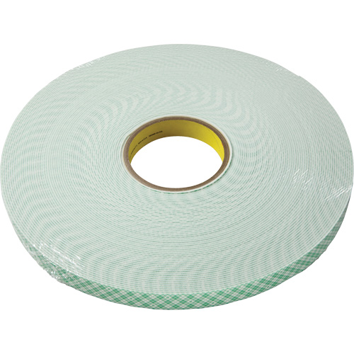 Ruban double face en mousse d'ur&eacute;thane, 33 m (108') lo x 9,5 mm (3/8") la, 60 mils, Ur&eacute;thane OSI Industrial Sales