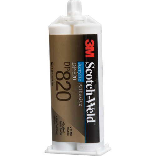 Adh&eacute;sif acrylique Scotch-Weld, Deux composants, Cartouche double, 1,6 oz liq., Blanc cass&eacute; OSI Industrial Sales