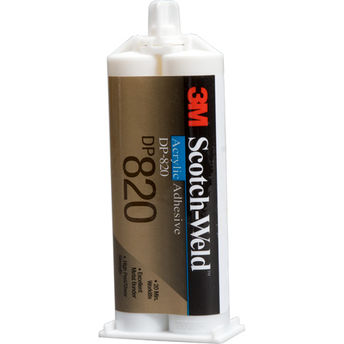 Adh&eacute;sif acrylique Scotch-Weld, Deux composants, Cartouche double, 400 ml, Blanc cass&eacute; OSI Industrial Sales