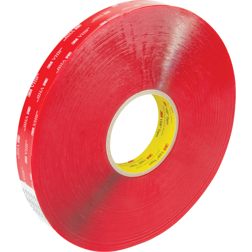 4910 Foam Tape, 33 m (108') L x 25.4 mm (1") W, 40 mils, Acrylic OSI Industrial Sales